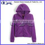 Women's Velvet Hoodie, Velvet Jacket, Hoody Jakcet thumbnail-1