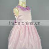 Hot Pink Flower Girl Dresses Polyester Chiffon Wedding Party Dresses Birthday Dress For Baby Girl thumbnail-3