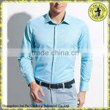 Sky Blue Hot Sell Men's Dress Shirt And Pants, Fitted Dress Shirts In Bulk thumbnail-1