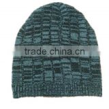 Simple custom cotton knitted beanie cap