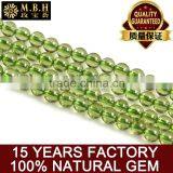 Natural gem scattered beads manufacturers wholesale olivine loose beads semi finished fashion jewelry DIY handmade jewelry