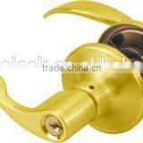 Tubular Handles Lever Lockset With Passage, Privacy, Entrance Function Zinc Alloy Leverset Lock thumbnail-2