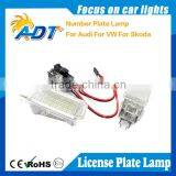Canbus Function License Plate Lamp With E4 Certification for Audi for VW for Skoda