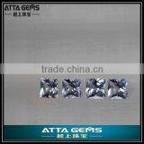 Square Factory Price Gems-6x6 Aaa Quality White Sapphire thumbnail-1