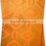 AFRICAN SEGO HEADTIE, SEGO GELE & IPELE,Head Tie & Wrapper HT0362 ORANGE thumbnail-1