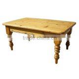 Pine Wood Coffee Table Legs With Turned Legs thumbnail-1