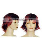 Red Color Heat Resistant Synthetic Wigs Short Hair Wig for Ladies thumbnail-1