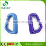 3*LR41 Battery 1 Led Carabiner Shape Cheap Plastic Flashlight thumbnail-2