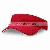 100% Cotton Wide Bill Sun Visor Caps