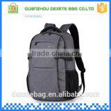 Fashion Men Plain Large Capacity Waterproof Polyester Backpack Wholesaler
