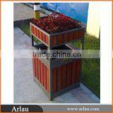 (BW40)Arlau Distinctivel Outdoor Wooden Trash Bin thumbnail-1