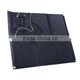 Folding Portable 60w Sunpower Solar Panels With Controller