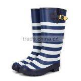 New Style of Colorful Stripe Rain Boot thumbnail-2