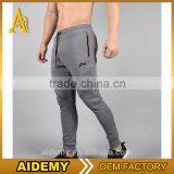 Fashion Zipper Pocket Gym Fitness Joggers Mens Fleece Jogger Pants thumbnail-1