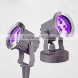 Wholesale IP65 Single Color/RGB 9W Led Garden Light Outdoor 3x3W thumbnail-3