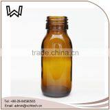 2oz Amber liquid medicine bottle