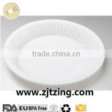 White PP Cheap Reusable Hard Plastic Disposable Plates