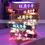 Led Light Acrylic Wine Display Tray Stand /holder thumbnail-3