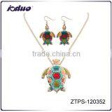 Fashion Turtle Jewelry Sets Necklace + Earrings thumbnail-1
