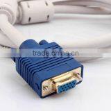 20M White VGA Cable With Blue Model Male to Female thumbnail-2