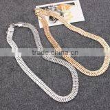 Top Quality Gold Silver Plated Chunky Pendant Statement Necklace Women Necklaces & Pendants Fashion Necklaces for Women 2014 thumbnail-1