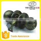 Tri-Circle Three Lever Tubular Knob Office Lock For Entrance Kwikset Schlage 3871AB thumbnail-2