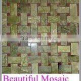 Crystal Color Glass Mosaic,marble Mosaic,golden Select Glass and Stone Mosaic Wall Tiles thumbnail-5