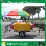 Reasonal Price Mobile Food Cart With Wheels for Sale/good Quality Snack Cart