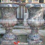 Stone Planter With Carving thumbnail-1