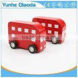 Mini Car Educational Vehicle Wooden Toys Children Montessori Gift thumbnail-3