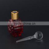 Various Colors Glass Bottles for Essential Oil Empty Flower Shaped Glass Perfume Bottle With Glass Stopper thumbnail-6