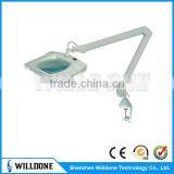 Portable Top Quality Square Beauty Salon LED Magnifying Lamp Multifunctional
