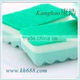 High Quality Wave Shape Cleaning Sponge, PU Sponge Cleaning, Pu Foam Cleaning, Foam With Layer Cleaning thumbnail-1