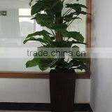 Rattan Tall Square Garden Flower Pots