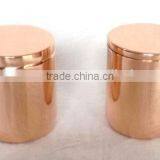 Brass Copper Metal Candle Container Rose Gold Candle Jar thumbnail-1