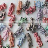Plaid Cloth Doll Bear Joint DIY Tactic Lattice Bear DIY Handmade Plush Toys thumbnail-4