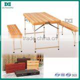 Outdoor Folding Wooden Table Portable Folding Table thumbnail-1