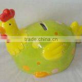 Hot Sale Chicken Shape Ceramic Coin Bank & Ceramic Money Box thumbnail-1