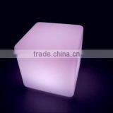 PE Material 16 Color Changes Glowing Led Cube Chair /rechargeable Light up Ledcube Stool thumbnail-5