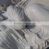 China Supplier Hot Sale Stone Carving Mabrle Sleep Sculpture Statue for Girl thumbnail-2