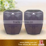 Pure black rectangular ceramic stools indonesian carved furniture