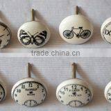 Unique Design Mix Pattern Hand Painted Dresser Knobs thumbnail-2