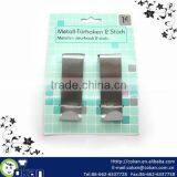 2pcs Stainless Steel Over Door Hook Set CK-D005 thumbnail-1