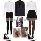 Full Set School Teacher Uniform With Blazer, Shirt, Pant and Skirt thumbnail-2