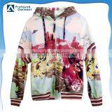 Fashion All Over Sublimation Printing Fitness Hoodie Sports Hoodie Design Your Own Hoodie for Women thumbnail-1