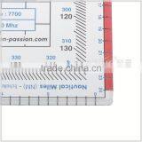 Chiese Manufacturer 3mm Thickness High Quality Aviation Protractor / With Full Specification # KPP-3 thumbnail-2