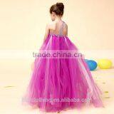 One Shoulder Cheap Flower Girl Colorful Ankle Length Tutu Dress Toddler Kids Birthday Party Dresses For Photo Props thumbnail-3