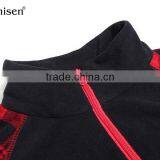 Wholesale Factory Oem Hooded Women Fleece Plaids Jacket thumbnail-3