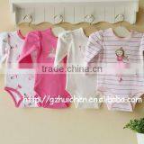 2011 Autumn Baby Wear 100% Cotton Embroider Long Sleeve Bodysuit thumbnail-1