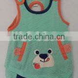 baby boys kint printed colors jump-suit for summer